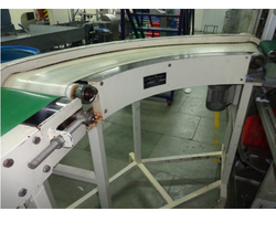 90 Degree Curve Conveyor System Pu Belt Load Capacity: 100  Kilograms (Kg)