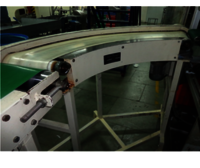 90 Degree Curve Conveyor System PU Belt