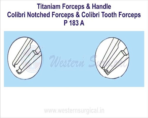 Lightweight Titaniam Forceps & Handle Tying Forceps & Tooth Forceps