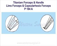 Titaniam Forceps & Handle Tying Forceps & Tooth Forceps