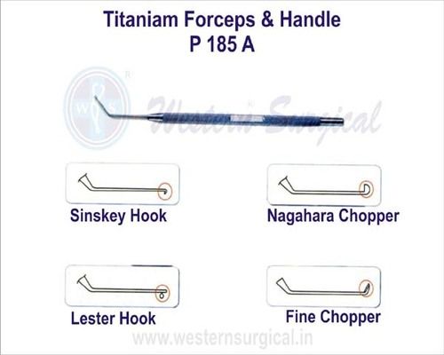 Titaniam Forceps & Handle