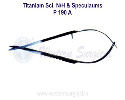Ophthalmic Titaniam Sci. N H & Speculaums Instrument - Operating Type: Manual