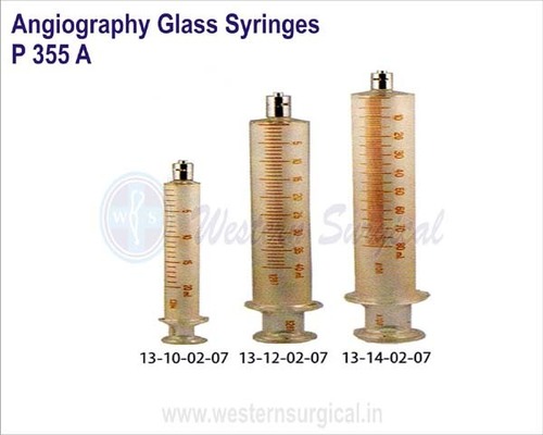 Angiography Glass Syringes