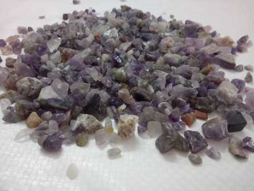 Amethyst Quartz Polished Gravels For bio mate and energy stone