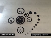 Acrylic clock