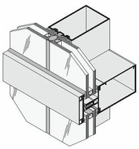 CURTAIN WALL STRUCTURE UNITIZE ELEVATION SYSTEM