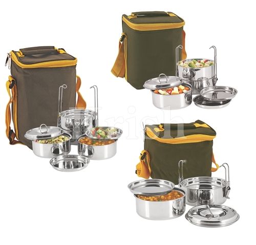 Bon Bon Insulated Tiffin Carrier - Color: As Per Requirement