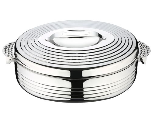 Oval Hot Pot - Silver