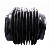 Industrial Leather Bellows - Rexine, 2 To 12 Inch Size, Black Color, 1 To 2mm Thickness | Resist Dust Entry, Cover Moving Objects