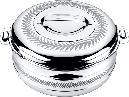 Compact Round Hot Pot - SILVERY