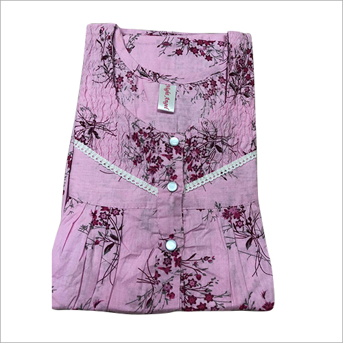 Ladies Cotton Fancy Soft Nighty