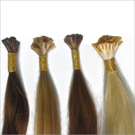 Nail Tip Colored Hair Extension
