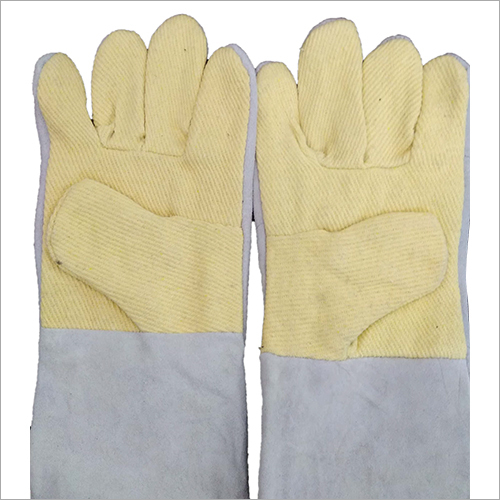 PU Half Kevlar Leather Gloves