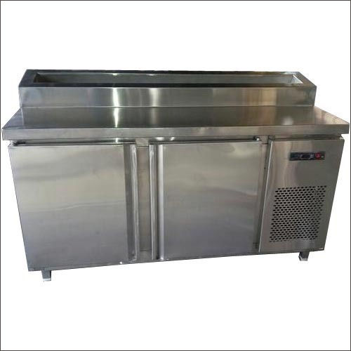 Stainless Steel Pizza Makeline Refrigerator