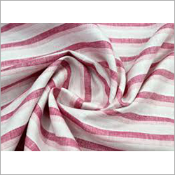Available In Multicolour Linen Striped Shirt Fabric
