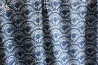 Hand Block Printed Indigo Blue Fabric