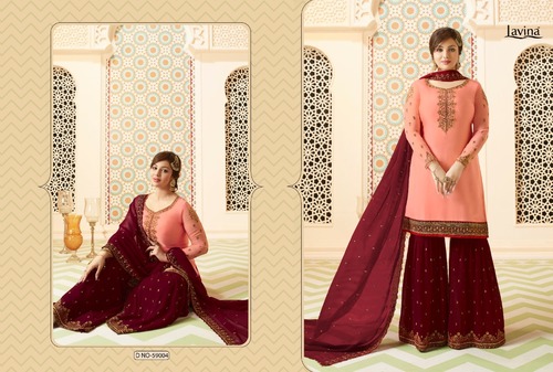 Lavina Brand Stylish Plazzo Salwar Suit