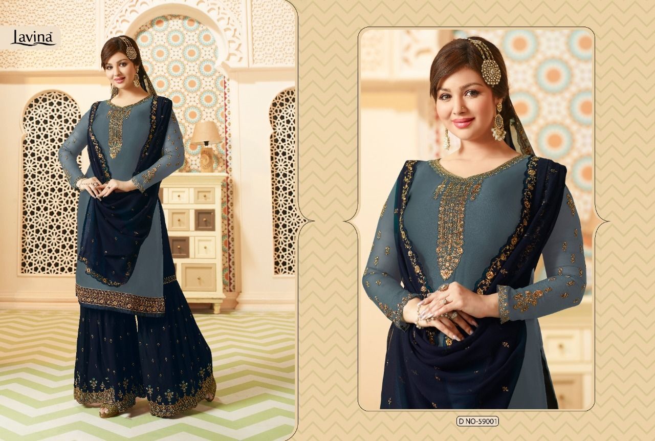 Lavina Brand Stylish Plazzo Salwar Suit