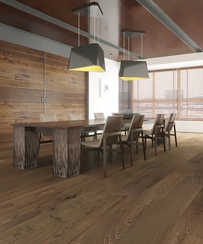 English Grey Drift Engineered Oak Flooring - Wood Material | Elegant Grey Hue, Durable Design, Ideal for Residential and Commercial Spaces