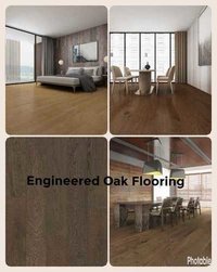 Engineered Oak Flooring - Wood Material , Elegant Grain Patterns And Durable Finish For Long-lasting Beauty