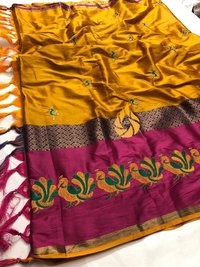 Cotton Pure Silk Saree