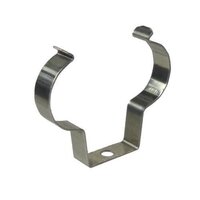 Spring Clip - Stainless Steel, 4 Inch Length, 3/8 Inch Diameter, 0.75 Inch Opening | Corrosion Resistant, Lightweight, Multi-purpose Tool Holder