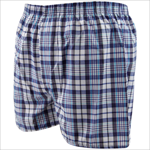 Available In All Color Mens Check Boxer