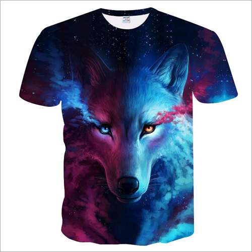 Cotton Mens Printed T-Shirt