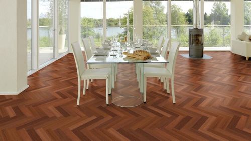 Herringbone Wooden Flooring