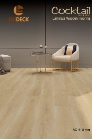 Laminated Flooring - Wood Material | Durable Finish, Easy Installation, Stylish Design, Scratch-Resistant, Versatile for Various Interiors
