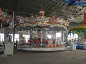 Frp+Steel Carousel Playground Equipment
