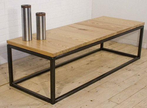 Cut Off Table - Chair Material: Wood