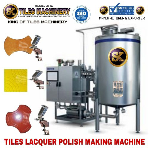 Tiles Lacquer Polish Making Machine Capacity: 150