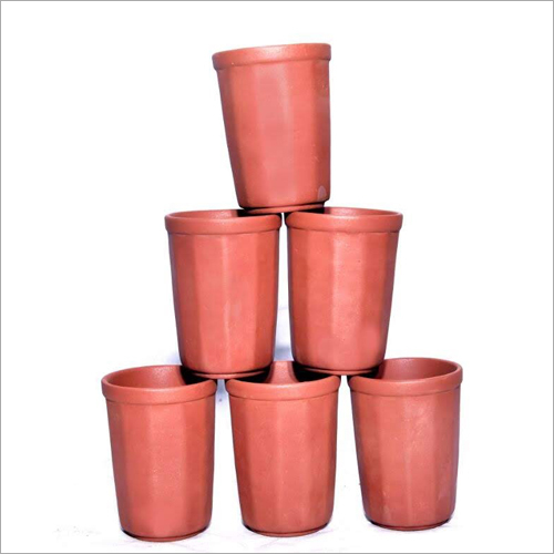 250 ml Terracotta Glasses - Durable Terracotta, Customized Thickness | Smooth Surface Finish, Easy to Clean