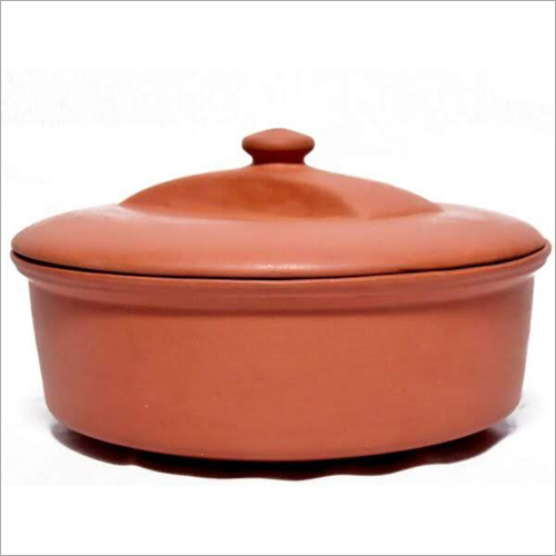 2 Ltr Terracotta Chapati Box - Terracotta Material, Smooth Surface Finish | Durable, Easy to Clean Design for Everyday Use