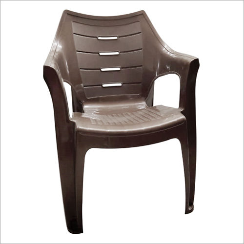 Easy To Clean Brown Plastic Chair