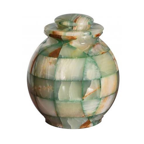 Enamel Brass Ceramic Urn