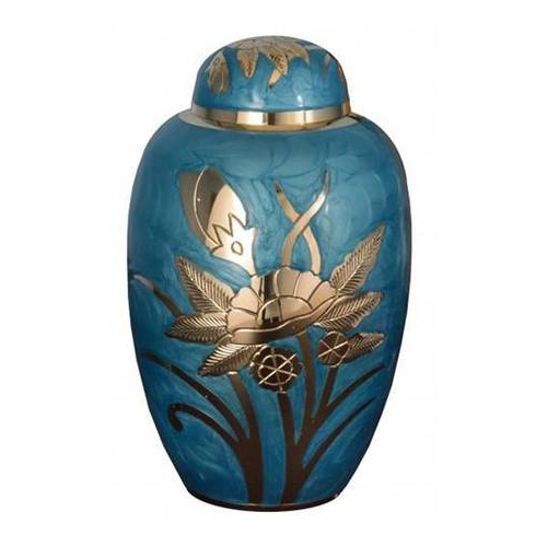 Enamel Dome Top Urn