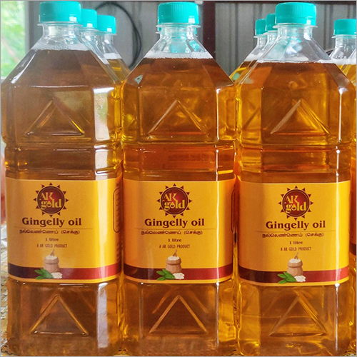 Gingelly Edible Oil - Organic, 1L Plastic Bottle | 99% Purity, Ideal for Cooking, Hair & Body Nourishment, Worship Ceremonies