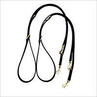 Dog Leashes Black Leather Size: Different Sizes Available