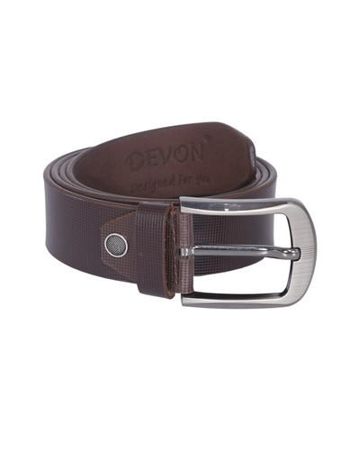 Small Check Leather Belt