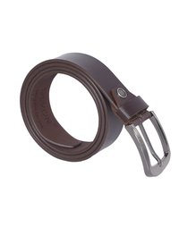 Small Check Leather Belt