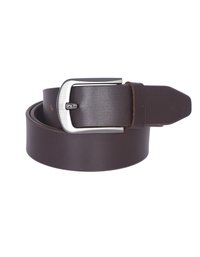 Small Check Leather Belt