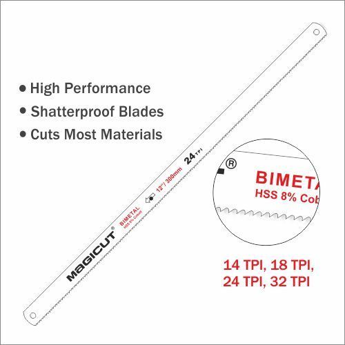 MAGICUT Bimetal 8% Cobalt High Speed Steel Hand Hacksaw Blades