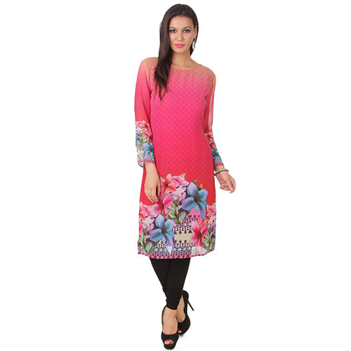 Fasense Georgette Stitched Kurti