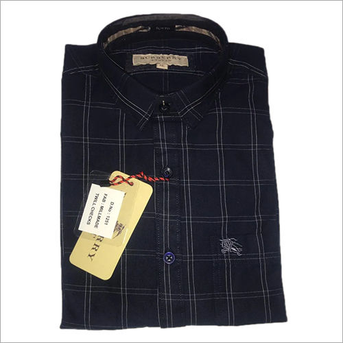 Available In Multicolor Mens Check Shirt