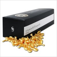Vitamin Ace Capsule - 330mg X 50 Capsules | 100% Safe, Plant-derived, Nourishes All Skin Types, Uv Protected