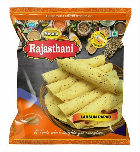 Moong Lahsun Papad