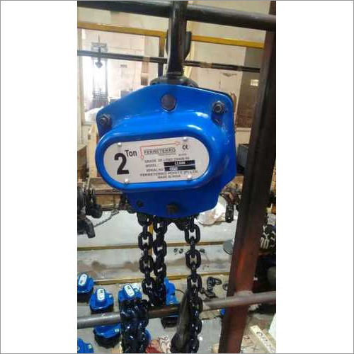 Chain Pulley Blocks Capacity: 2-3 Ton/day