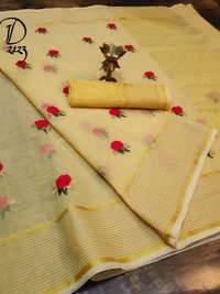 Silk Embroidery Saree